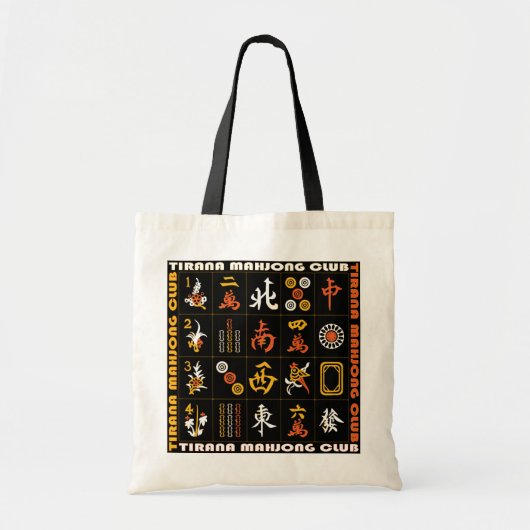 Tirana MahJong Club Tote Bag (Voorkant)