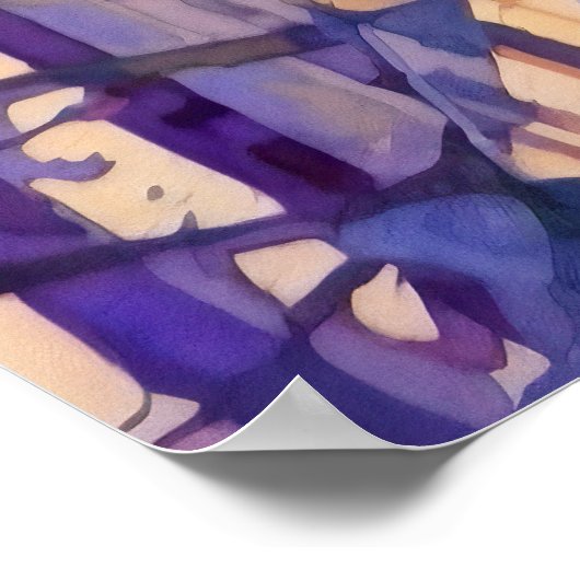 Tirana Old Street Art Print (Hoek)