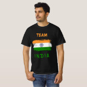 Tiranga, team india t-shirt (Voorkant volledig)