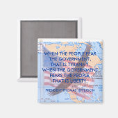 TIRANNIE VS. VRIJHEID MAGNEET (Voorkant / Achterkant)