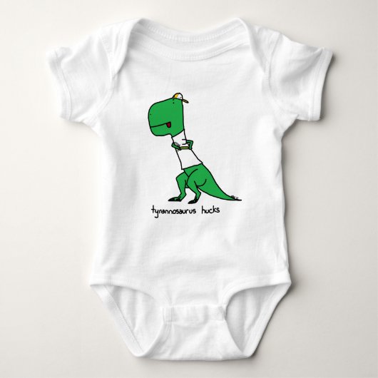 tirannosaurus hucks romper (Voorkant)