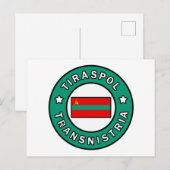 Tiraspol Transnistria Briefkaart (Voorkant / Achterkant)