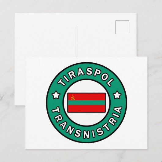 Tiraspol Transnistria Briefkaart (Voorkant / Achterkant)