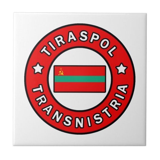 Tiraspol Transnistria Tegeltje (Voorkant)