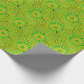 Tirazut geel en groen cadeaupapier (Hoek)