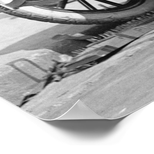 Tire Puncture Test, 1922 Poster (Hoek)