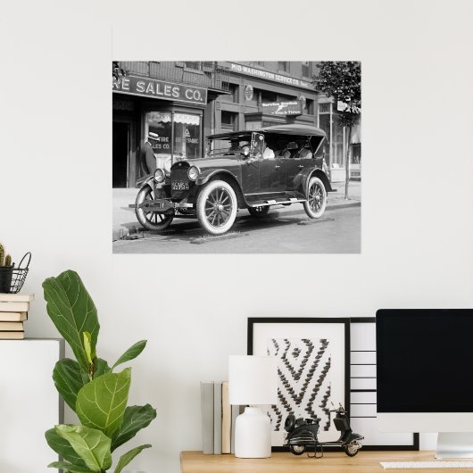 Tire Puncture Test, 1922 Poster (Thuiskantoor)