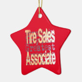 Tire Sales Associate Extraordinaire Keramisch Ornament (Links)