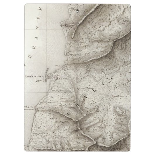 Tire, Sidon, Israël Klembord (Achterkant)