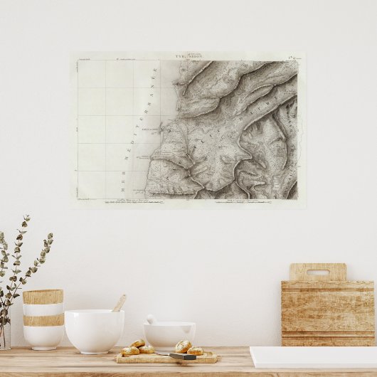 Tire, Sidon, Israël Poster (Keuken)