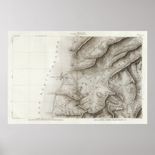 Tire, Sidon, Israël Poster (Voorkant)