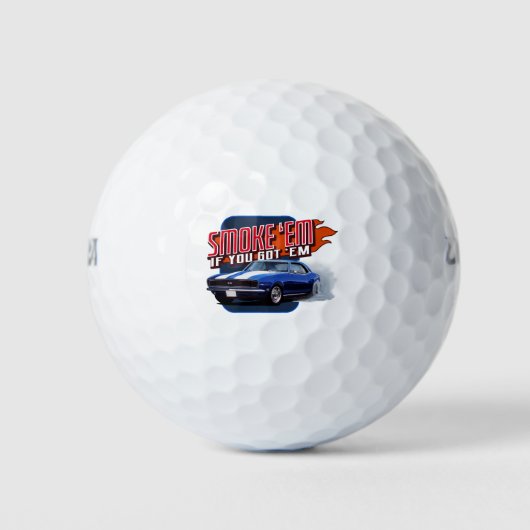 Tire Smoke Camaro Golfballen (Voorkant)