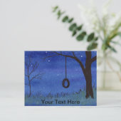 Tire Swing Briefkaart (Staand voorkant)