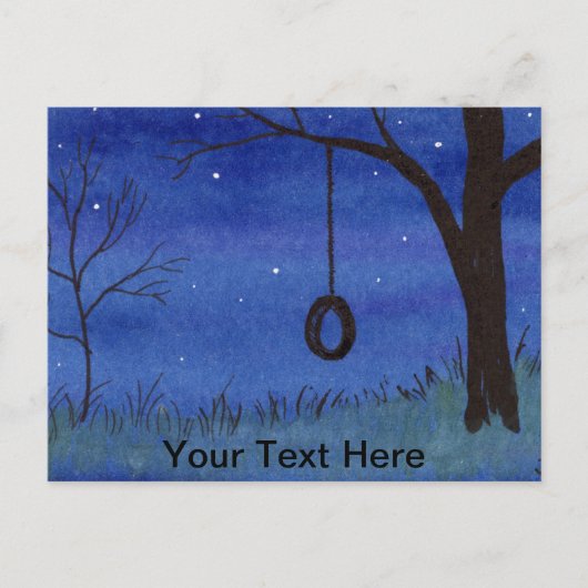 Tire Swing Briefkaart (Voorkant)