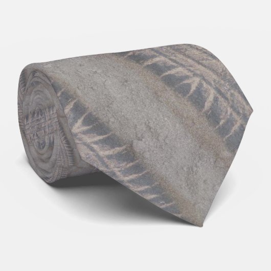Tire Tracks Necktie Stropdas (Opgerold)