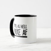 Tired as Hell Woke AF — Mok (Voorkant links)