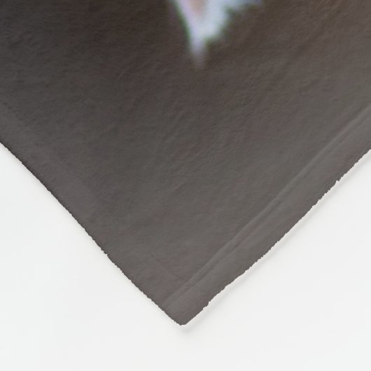 Tired beige en White Kitten Fleece Deken (Hoek)