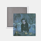 Tired Bloemenmeisje (door Walter Gramatté) Magneet (Voorkant / Achterkant)