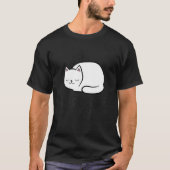Tired Cat The Struggle Is Real  Cat T-shirt (Voorkant)
