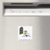 Tired Chicken Magneet (Insitu (Vaatwasser))