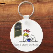 Tired Chicken Sleutelhanger (Voorkant)