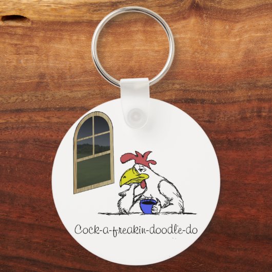 Tired Chicken Sleutelhanger (Voorkant)