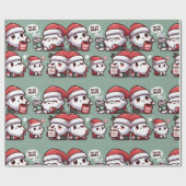 Tired Clauses in (Green) Cadeaupapier (Vlak)