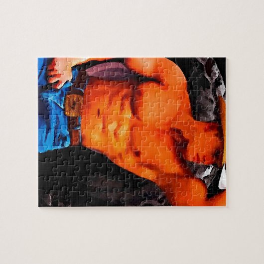 Tired Cowboy Legpuzzel (Horizontaal)