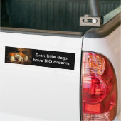Tired Cowboy Puppies Bumpersticker (Op Truck)