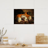 Tired Cowboy Puppies Poster (Keuken)