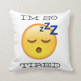 TIRED EMOJI PILLOW KUSSEN