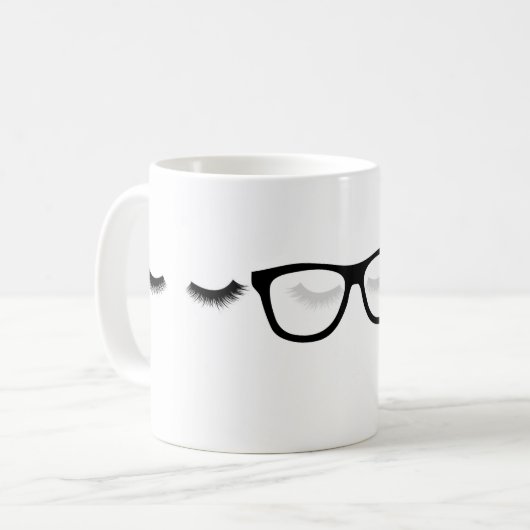 Tired Eyes Koffiemok (Voorkant links)