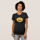 Tired Face Emoji T-shirt (Voorkant volledig)