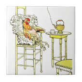 Tired Hen heeft een Cuppa Tegeltje (Voorkant)