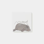Tired Hippo - Big Mood Post-it® Notes (Voorkant)
