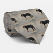 Tired Hunting Dog Stropdas (Opgerold)