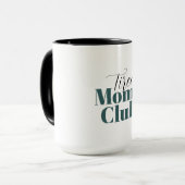 Tired moeders Club Water Fles Mok (Voorkant links)