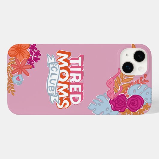 Tired Moms Club Hoesje-Mate iPhone Case (Achterkant (horizontaal))