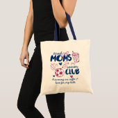 Tired Moms Voetbalclub Aangepaste Tekst Tote Bag (Voorkant (product))