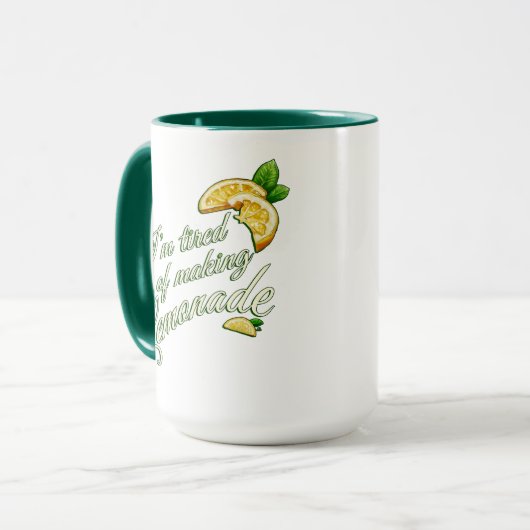 Tired of Making Lemonade MUG Mok (Voorkant links)