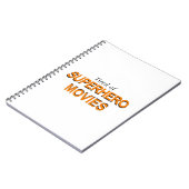 Tired of Superheld Movies Notitieboek (Linkerzijde)