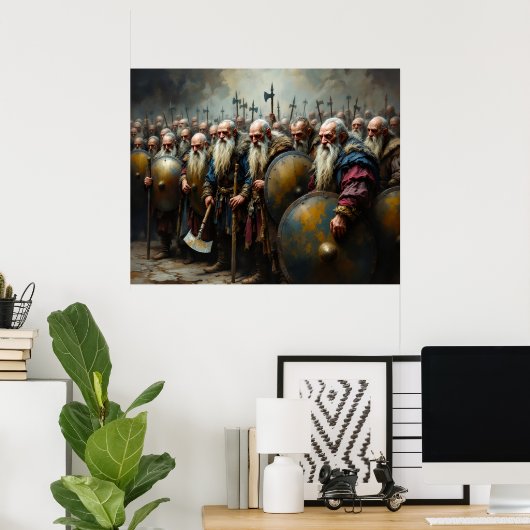 Tired Poster (Thuiskantoor)