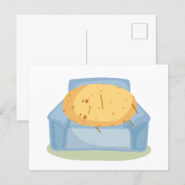 Tired Potato Briefkaart