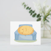 Tired Potato Briefkaart (Staand voorkant)