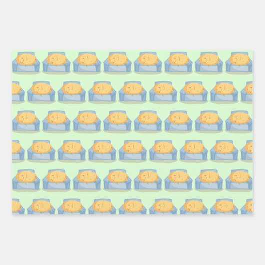 Tired Potato Inpakpapier Vel (Voorkant 3)