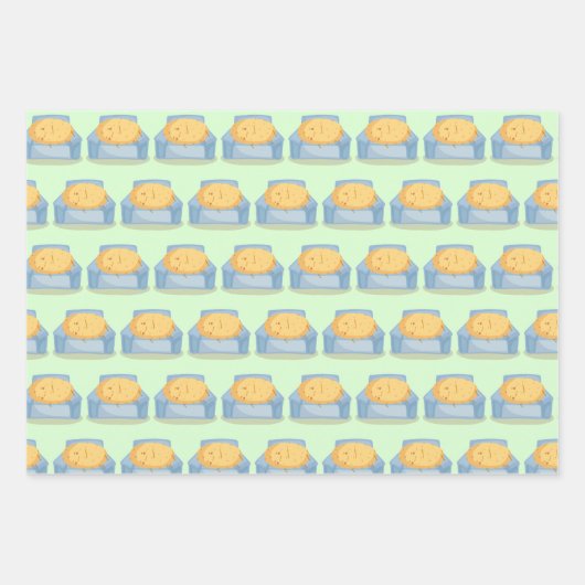 Tired Potato Inpakpapier Vel (Voorkant)