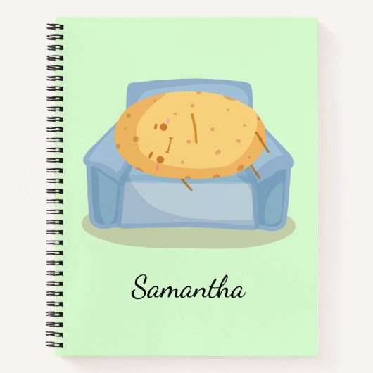 Tired Potato Notitieboek (Voorkant)