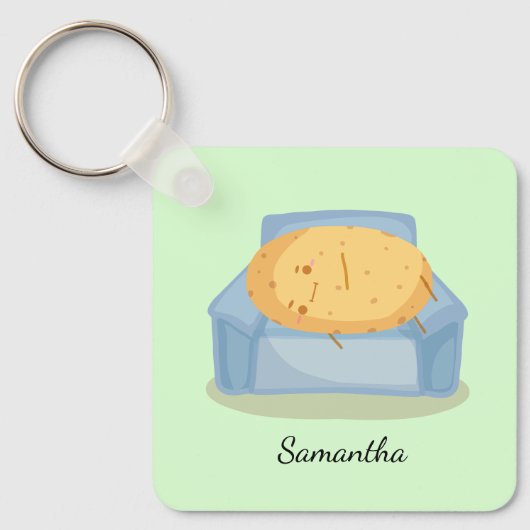 Tired Potato Sleutelhanger (Voorkant)