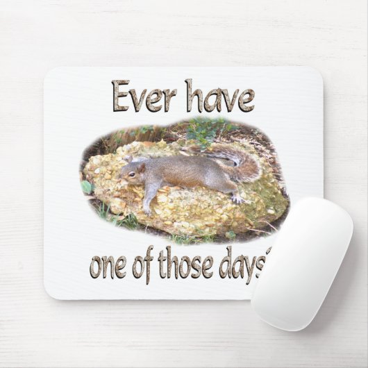 Tired Squirrel Muismat (Met muis)