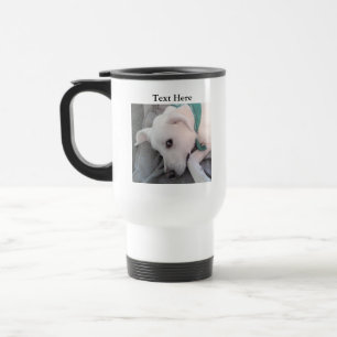 Tired St Patricks Day Dog Wearing Green Travel Mug Reisbeker